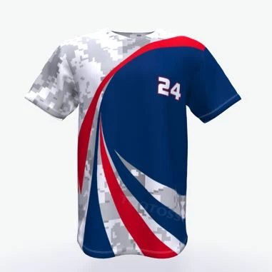 Camo baseballtröjor med anpassad design