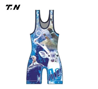 Sublimation Animal Wrestling Singlet